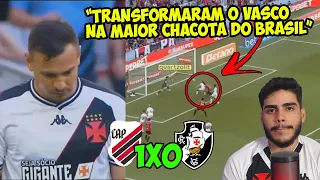 O VASCO É O PIOR TIME DO BRASIL ATUALMENTE! VASCO PERDE PRO ATHLETICO PR! POS JOGO VASCO X CAP