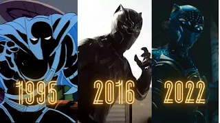 EVOLUTION OF BLACK PANTHER IN MOVIES AND CARTOONS(1995-2022)