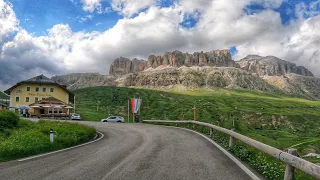 FALZAREGO PORDOI SELLA scenic drive | Dolomites Italy