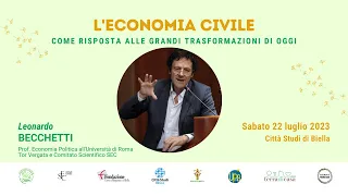 L'economia civile come risposta alle grandi trasformazioni di oggi