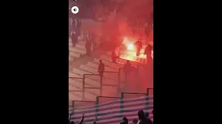 Riot : Ultras Olympique Marseille vs Paok Ultras - Europa league