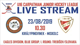 2019/2020 CJHL U16 1. ROUND: KirályPingvinek - DVTK Jegesmedvék Miskolc