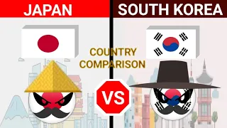 JAPAN VS SOUTH KOREA COUNTRY COMPARISON 2024