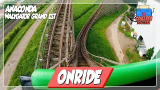 Anaconda - Walygator Grand Est - Die erste große Holzachterbahn in Europa | POV