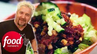 Guy Fieri Takes A Shot At Eating The Turkey Drive Chilli l Diners Drive-Ins & Dives