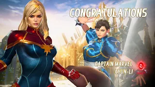 Marvel vs. Capcom: Infinite - Arcade Mode - Very Hard - Captain Marvel & Chun-Li