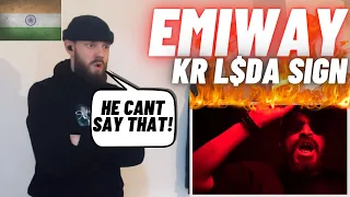 BRUTALITY! 😫🇮🇳 EMIWAY - KR L$DA SIGN [HYPE UK 🇬🇧 REACTION!]