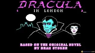 Dracula in London gameplay (PC Game, 1988)
