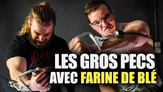 Je montre à @Farinedeble comment annihiler les pecs !