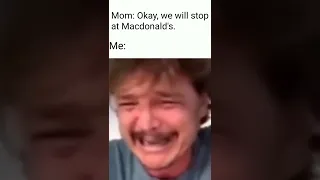 Pedro Pascal Crying | Macdonald's