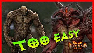 Defeat Any Normal Act Boss Without Even Attacking, Necromancer - Diablo 2 Resurrected