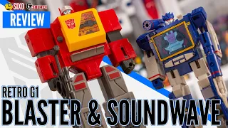 REVIEW: Transformers Retro G1 Blaster & Soundwave