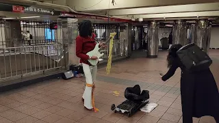 Amazing Live Performance at New York Subway: MOISES OF PNEUMA