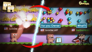 I became Worker and Paid Owner Diamond Locks | Growtopia