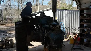 Ford 5000 Tractor first start engine rebuild