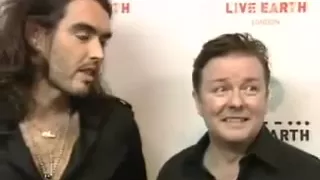 Ricky Gervais And Russell Brand - funniest interview ever!