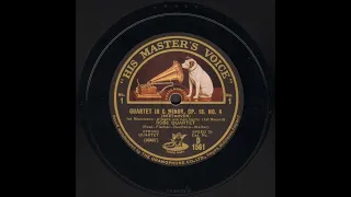 Rosé Quartet - Beethoven HMV D 1561-3 (1928)