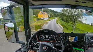 POV Driving Scania S520 - Along the Vanylvsfjorden