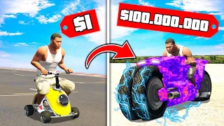 Upgrading SLOWEST to FASTEST Bikes In GTA 5!