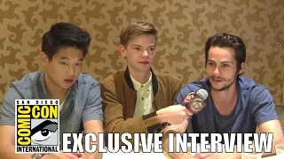 Dylan O'Brien, Thomas Brodie-Sangster & Ki Hong Lee's MAZE RUNNER: THE SCORCH TRIALS Interview (HD)