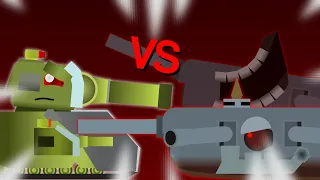 Axiz legend VS K-Wagen - Gladiator fight | Cartoon About Tank