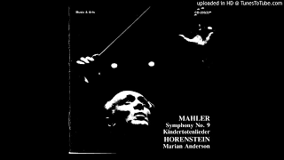 Mahler's Kindertotenlieder - IV. Oft denk' ich, sie sind nur ausgegangen (Horenstein, M&A)