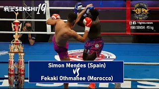 SENSHI 19: -95 kg, Simon Mendes (Spain) vs Fekaki Othmanee (Morocco) | KWU SENSHI