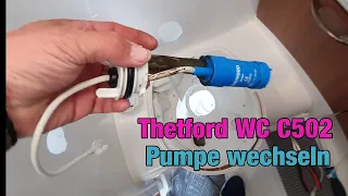 Hobby 540UL (2018) Thetford WC C502  - Toilettenspülung, Pumpe wechseln