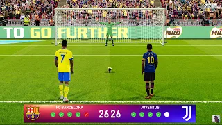 PES 2021 | Barcelona vs Juventus | Messi vs Ronaldo | Penalty Shootout