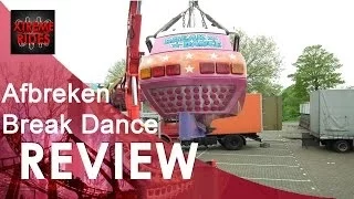 Afbouw van een kermisattractie: Break Dance van Veldhuis