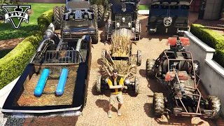 GTA 5 - Stealing Mad-Max Movie Vehicles with Michael! (Real Life Movie Vehicles)