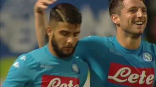 Napoli-Entella 5-0. Highlights della terza amichevole stagionale degli azzurri