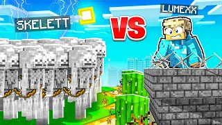 SKELETT ARMEE VS SICHERSTES HAUS (BOSS FIGHT) - Minecraft mit LumeXx