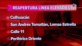 Reapertura de 5 estaciones de la línea 12 del Metro de la CDMX | Noticias con Crystal Mendivil