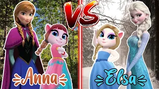 New Challenge 😍 Frozen and Anna vs Elsa 🤗 New Gameplay 🔥