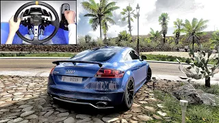 600HP Audi TT RS Coupé - Forza Horizon 5 | Steering Wheel Gameplay