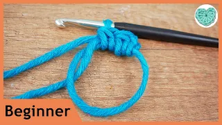 Magic Ring NEW VERSION | Learning to Crochet | Crocheting in Rounds | Beginner Crocheting