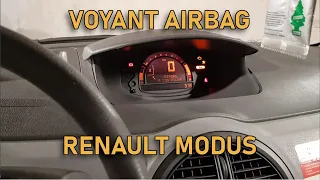 Voyant airbag Modus - changement du contacteur annulaire (Renault Grand Modus 1.2 Essence 75ch)