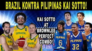 GILAS PILIPINAS vs BRAZIL - Brownlee at Kai Perfect Combo! - NBA 2K Simulation Game!