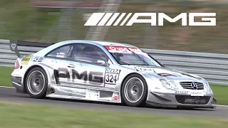 Mercedes CLK DTM racing at Nürburgring! - N/A 4.0-litre AMG V8 Engine Sound!