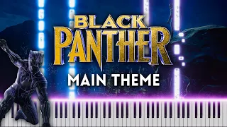 Black Panther Main Theme - Piano Cover (FREE MIDI)