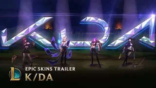 K/DA | OFFICIAL SKINS TRAILER - LEAGUE OF LEGENDS (PEGI)