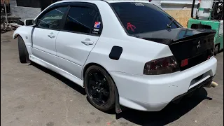 Rebuilding my wrecked Mitsubishi Lancer Evo VIII MR  Part 1