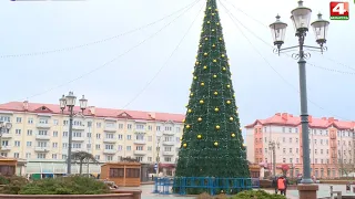 Новогодние елки на улицах и площадях Гродно | Новости Гродно. 24.11.2021