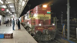 Old Footage| MGS WDM3A departs from Lucknow hauling Kolkata Agra Cantt Express Via Kasganj, Varanasi