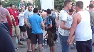 England fans in Donetsk 19.06.12.