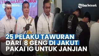 25 Pelaku Tawuran di Jakut Tergabung dalam 8 Geng, Ngaku Gunakan Instagram untuk Janjian Berkelahi