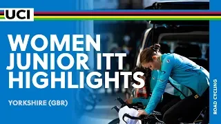 Women Junior ITT Highlights | 2019 UCI Road World Championships