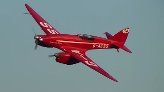 DH.88 Comet "Grosvenor House" at Old Warden 7th September 2014