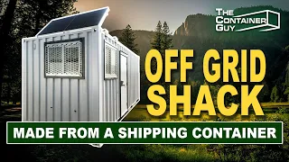 DIY Off Grid Shipping Container - Solar Powered Office or Tiny Home